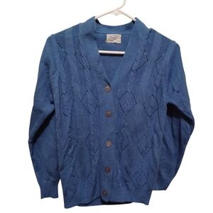 vintage sears knit cardigan